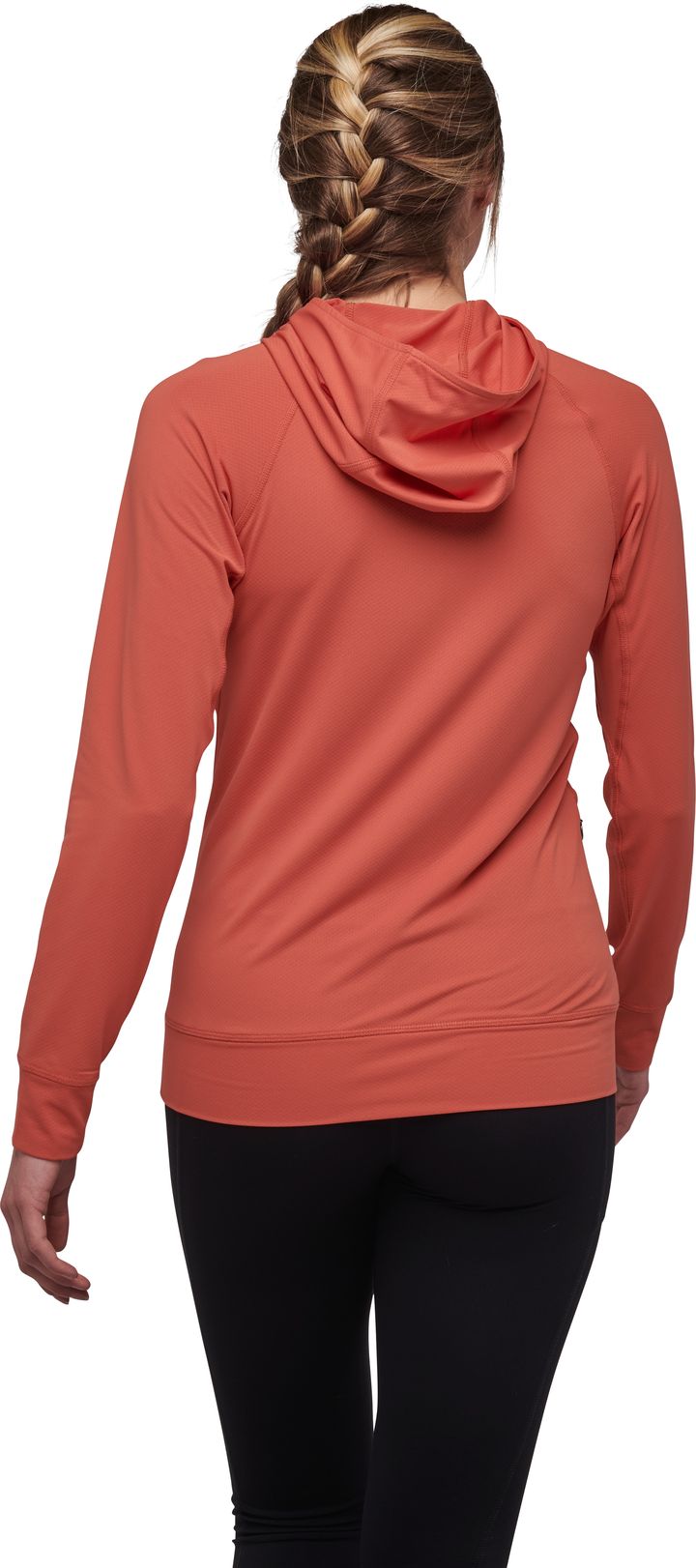 Black Diamond Women's Ls Alpenglow Hoody Baja Sunrise Black Diamond