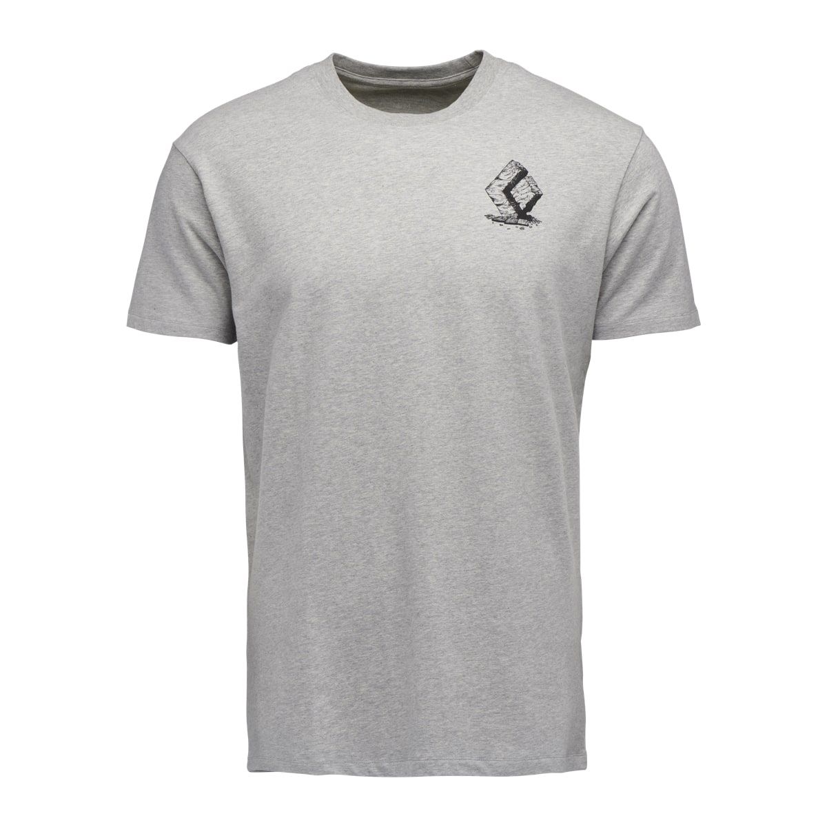 Black Diamond Men's Boulder SS Tee Nickel Heather