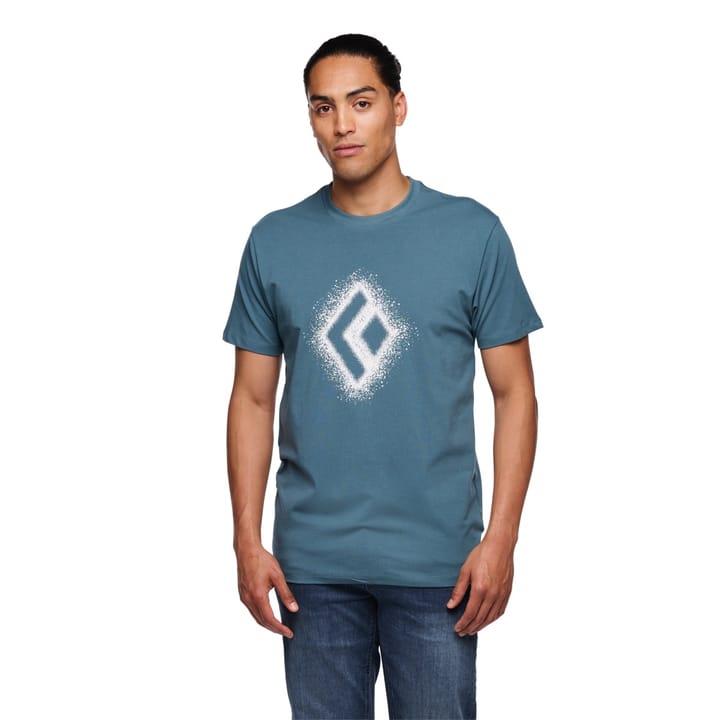 Black Diamond Men's Chalked Up 2.0 SS Tee Creek Blue Black Diamond