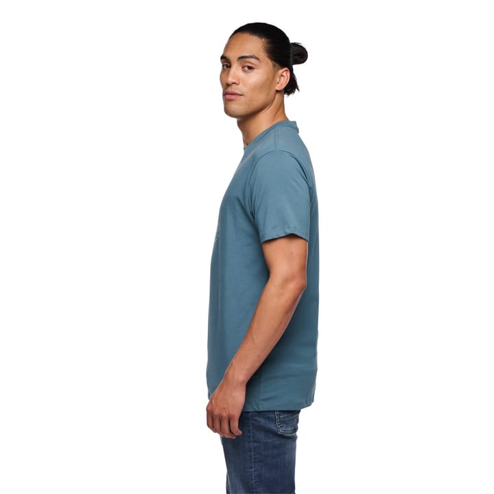 Black Diamond Men's Chalked Up 2.0 SS Tee Creek Blue Black Diamond