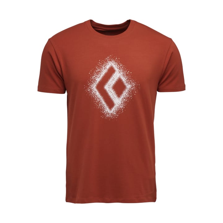 Black Diamond Men's Chalked Up 2.0 SS Tee Burnt Sienna Black Diamond