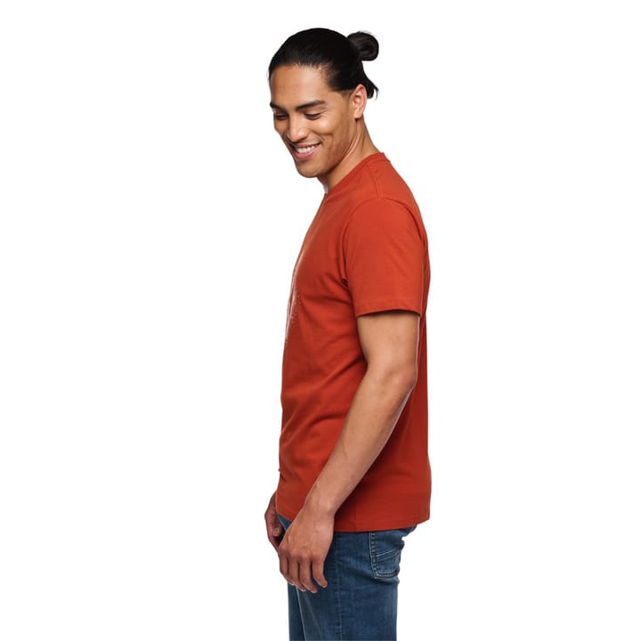 Black Diamond Men's Chalked Up 2.0 SS Tee Burnt Sienna Black Diamond