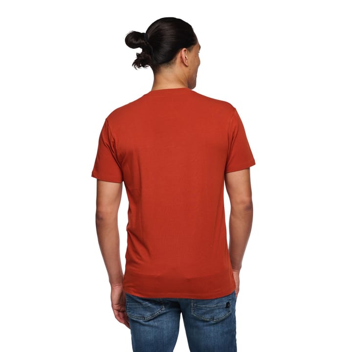 Black Diamond Men's Chalked Up 2.0 SS Tee Burnt Sienna Black Diamond