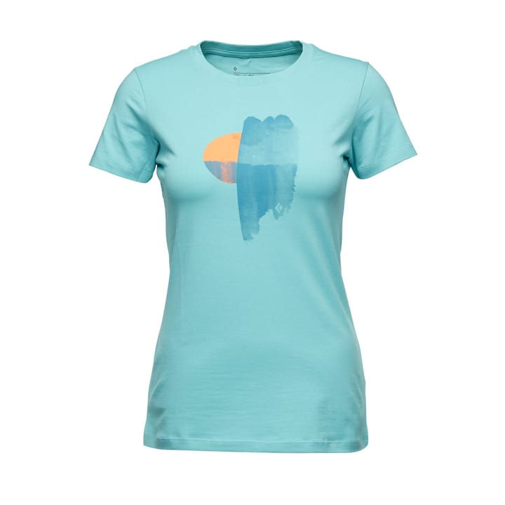 Black Diamond W Luminary SS Tee Coastal Blue Black Diamond