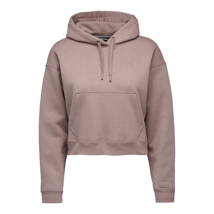 Black Diamond W Crop Po Hoody Pale Mauve Black Diamond