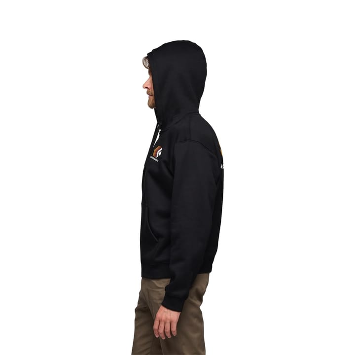 Black Diamond Men's Faded Full Zip Hoody Black Black Diamond