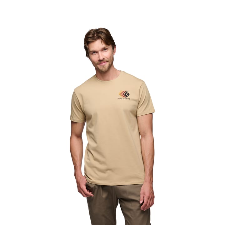 Black Diamond Men's Faded SS Tee Khaki Black Diamond