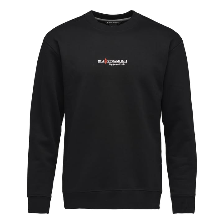 Black Diamond Men's Heritage Wordmark Crewneck Black Black Diamond