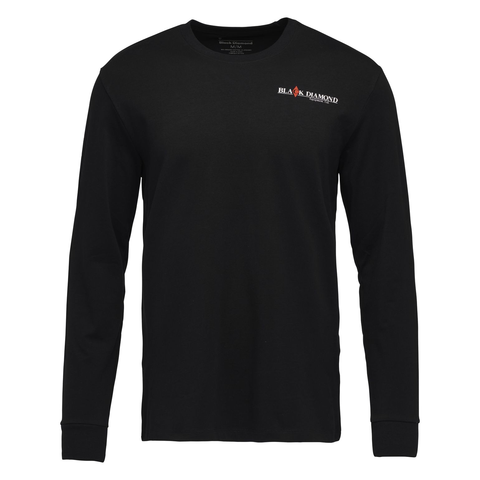 Black Diamond Men's Heritage Wordmark Longsleeve Tee Black