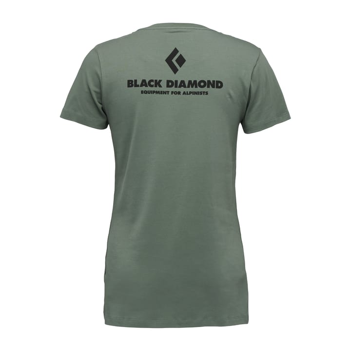 Black Diamond Women's Equipment For Alpinists SS Tee Laurel Green Black Diamond