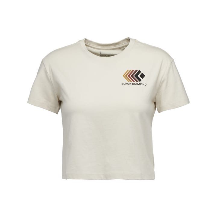 Black Diamond Women's Faded Crop SS Tee Off White Black Diamond Black Diamond Women's Faded Crop SS Tee Off White Black Diamond