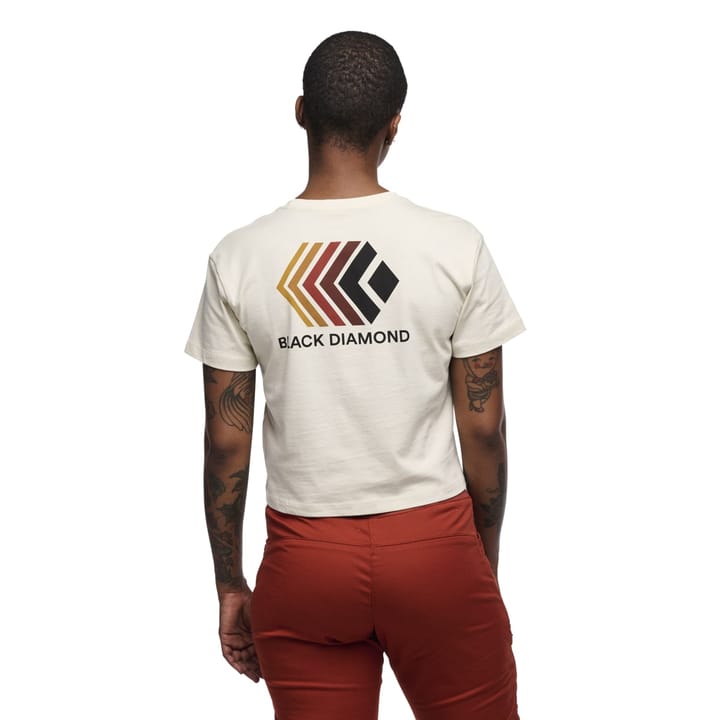 Black Diamond Women's Faded Crop SS Tee Off White Black Diamond Black Diamond Women's Faded Crop SS Tee Off White Black Diamond