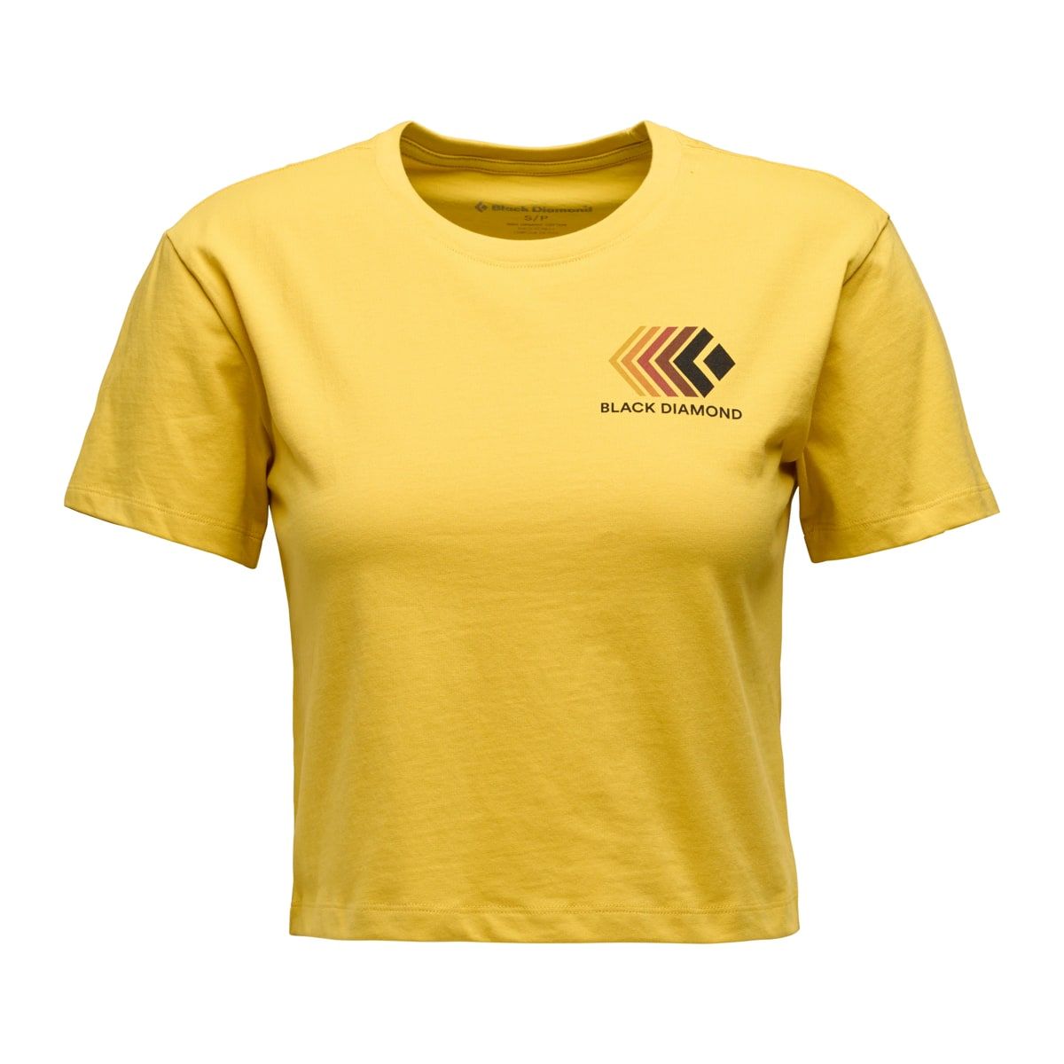 Black Diamond Women's Faded Crop SS Tee Soft Ochre