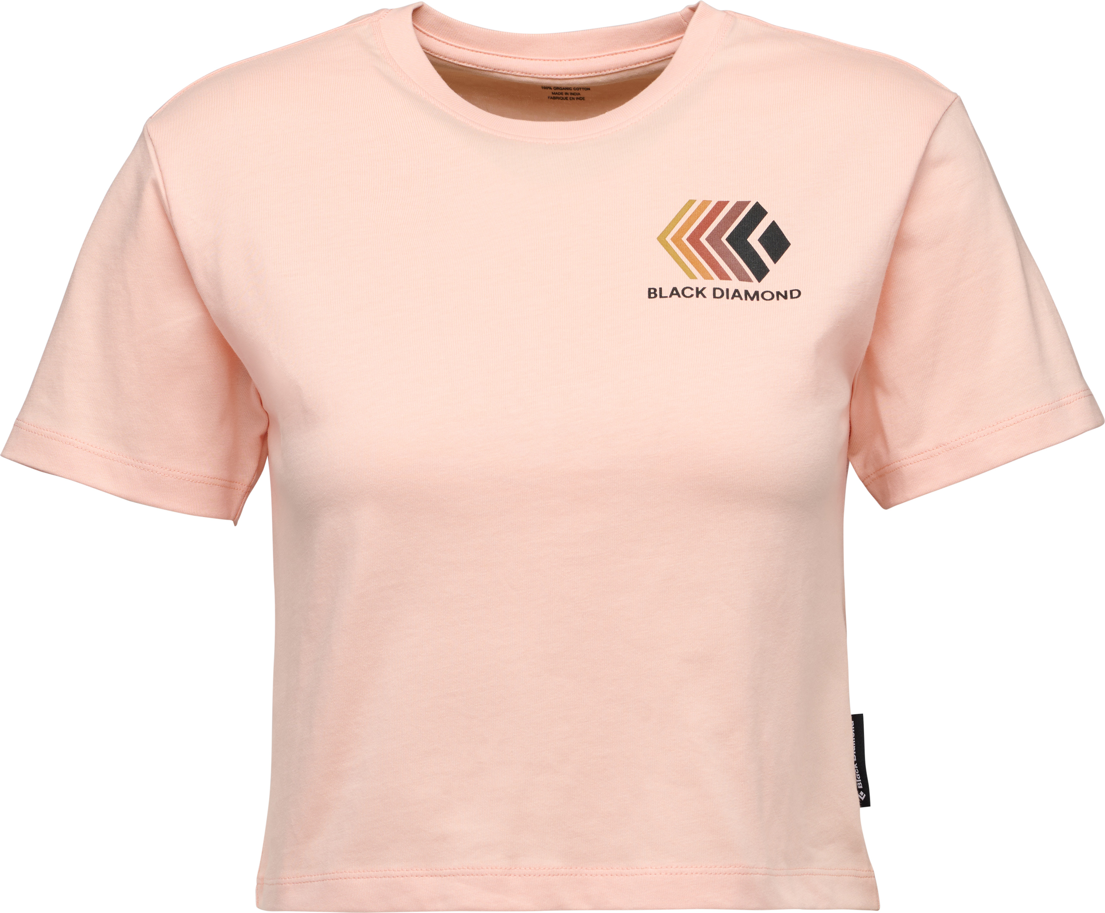 Black Diamond Faded Crop Kortarmet T-skjorte