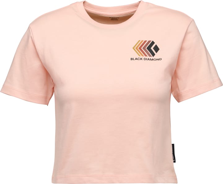Black Diamond Women's Faded Crop Shortsleeve Tee Alpine Sunrise Black Diamond