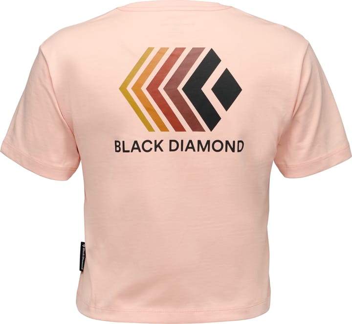 Black Diamond Women's Faded Crop Shortsleeve Tee Alpine Sunrise Black Diamond