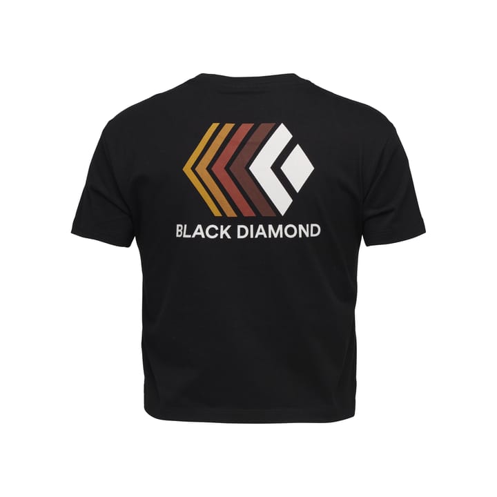 Black Diamond Women's Faded Crop SS Tee Black Black Diamond
