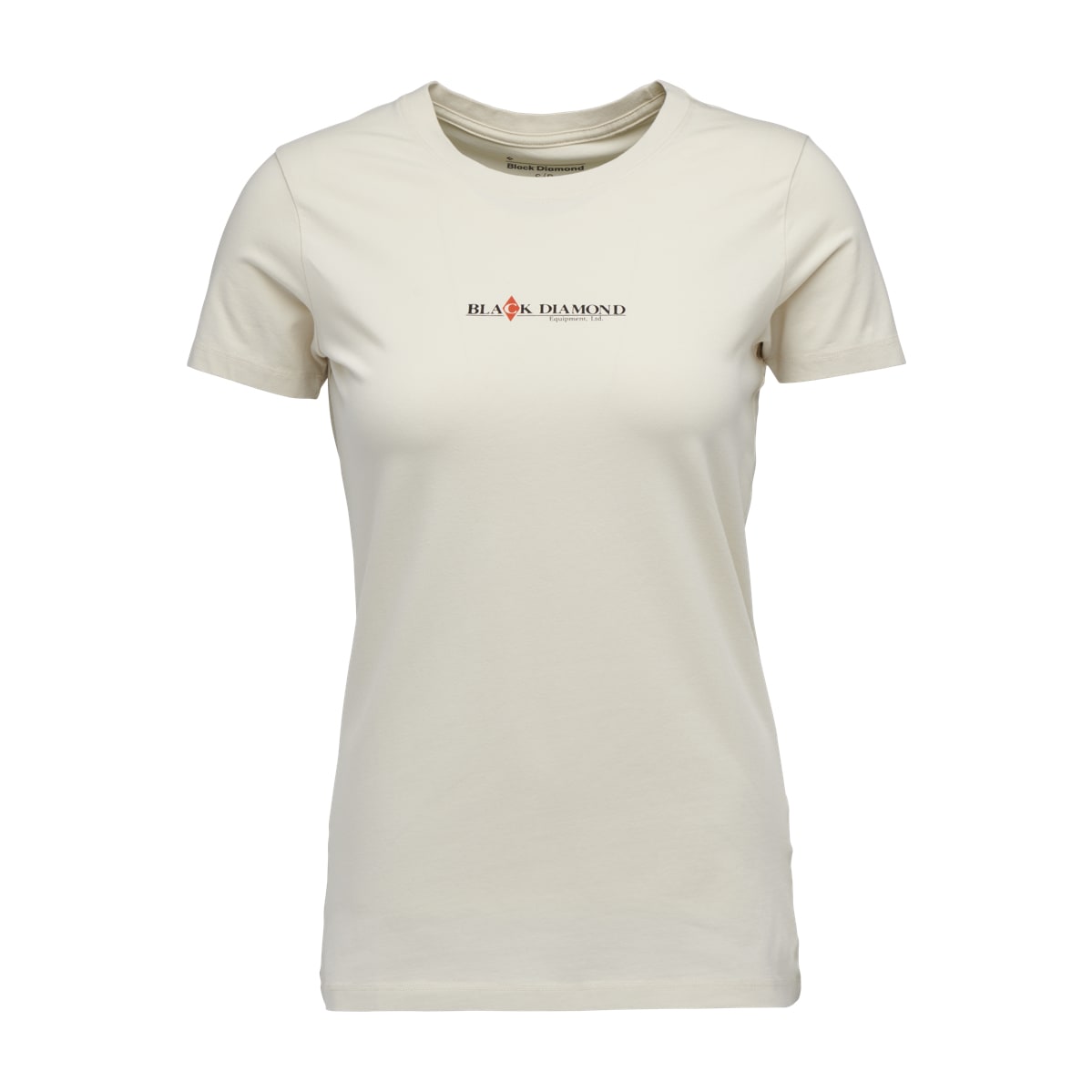 Black Diamond Women's Heritage Wordmark SS Tee Off White