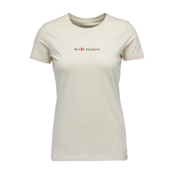 Black Diamond Women's Heritage Wordmark SS Tee Off White Black Diamond