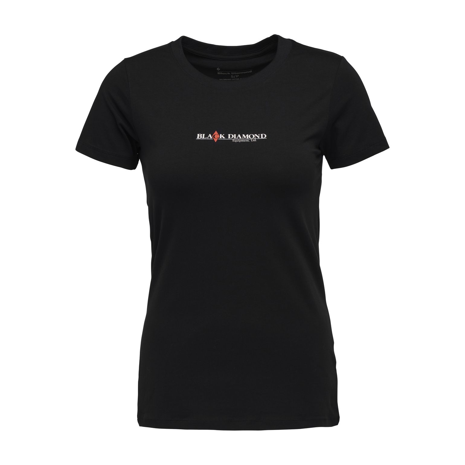 Black Diamond Women's Heritage Wordmark SS Tee Black