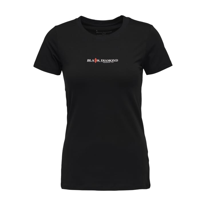 Black Diamond Women's Heritage Wordmark SS Tee Black Black Diamond