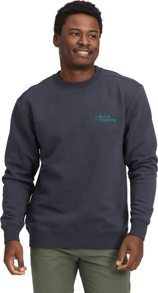 Black Diamond Men's Mini Stacked Crewneck Charcoal Black Diamond