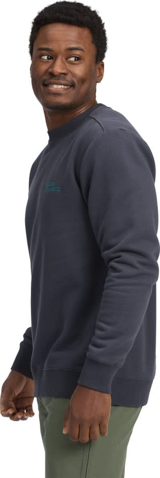 Black Diamond Men's Mini Stacked Crewneck Charcoal Black Diamond