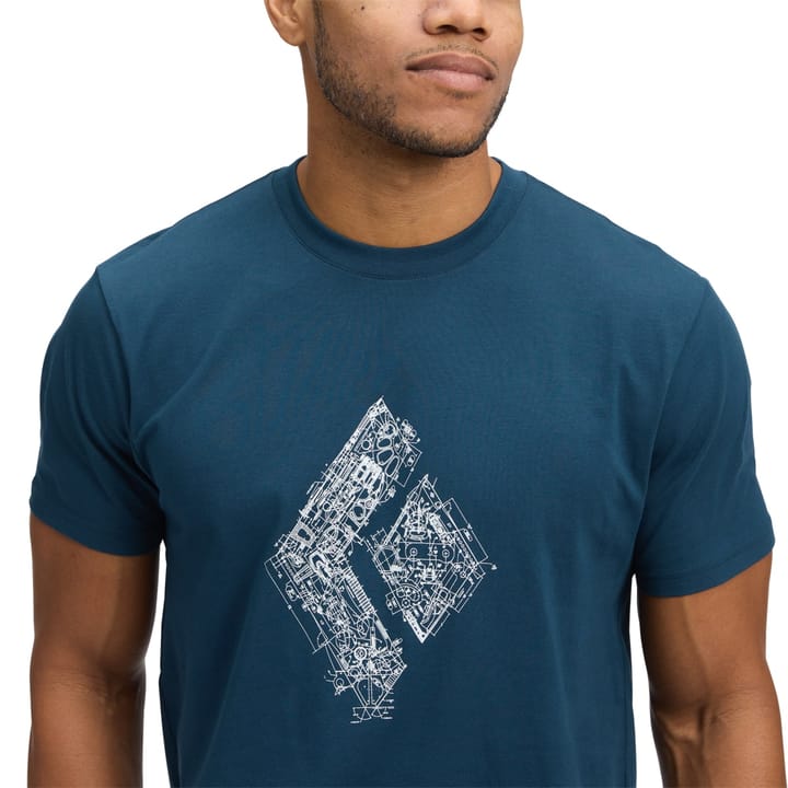 Black Diamond M Engineered Diamond SS Tee Indigo Black Diamond