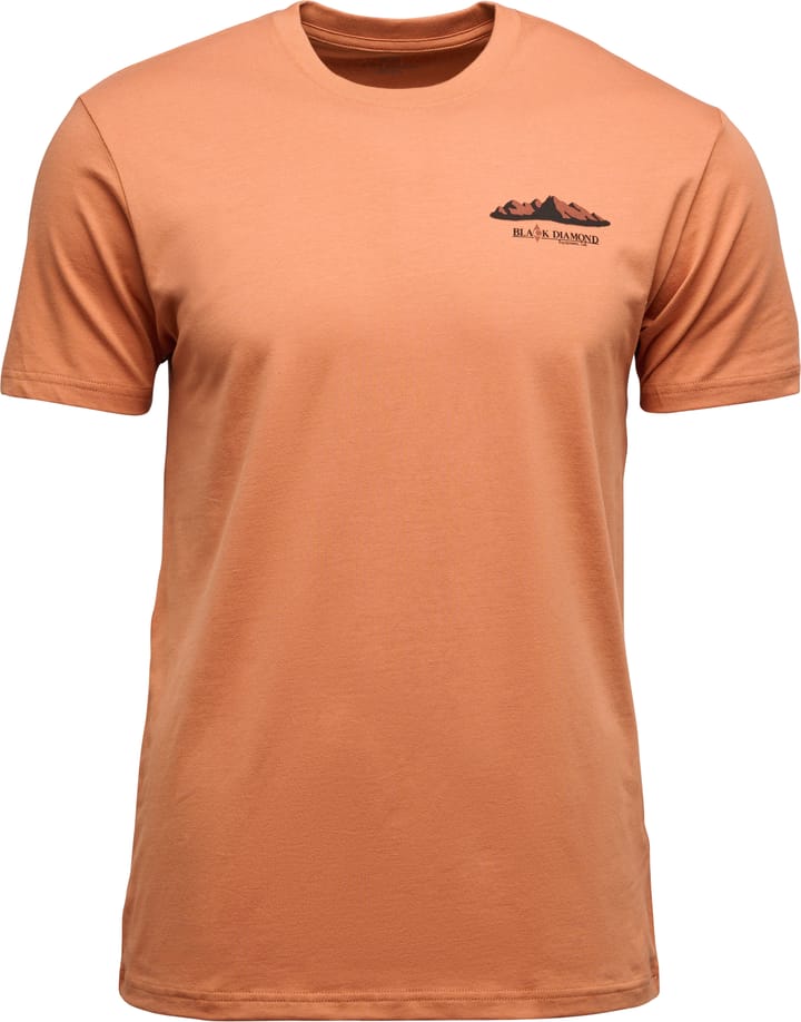 Black Diamond Men's Mountainscape Short Sleeve Tee Moab Brown Black Diamond