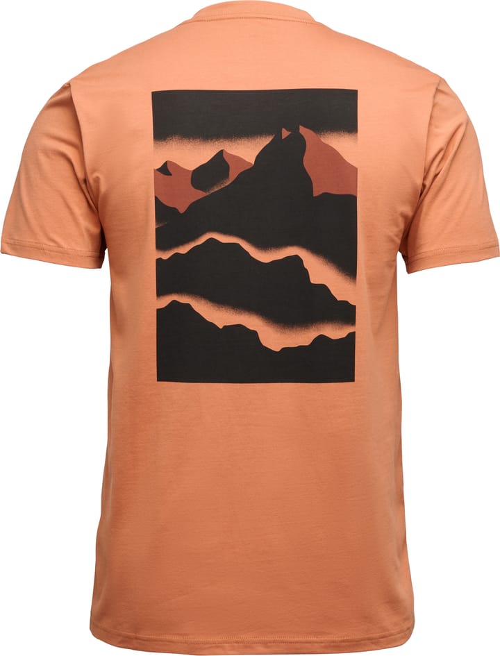 Black Diamond Men's Mountainscape Short Sleeve Tee Moab Brown Black Diamond