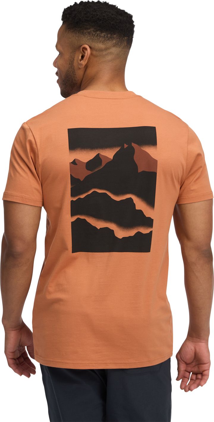 Black Diamond Men's Mountainscape Short Sleeve Tee Moab Brown Black Diamond