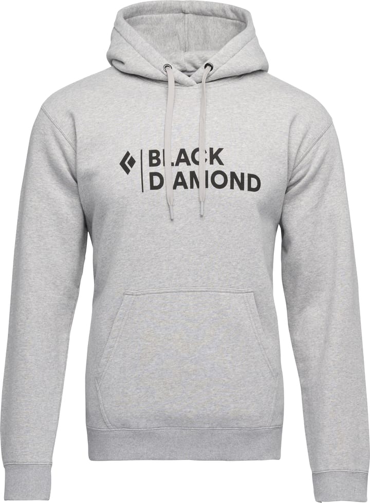 Black Diamond Men's Mini Stacked Pullover Hoody Nickel Heather Black Diamond
