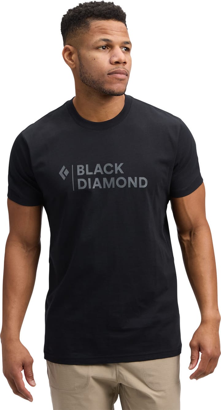 Black Diamond Men's Mini Stacked Short Sleeve Tee Black Black Diamond