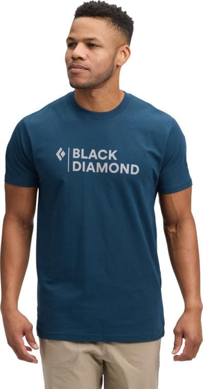 Black Diamond Men's Mini Stacked Short Sleeve Tee Indigo Black Diamond