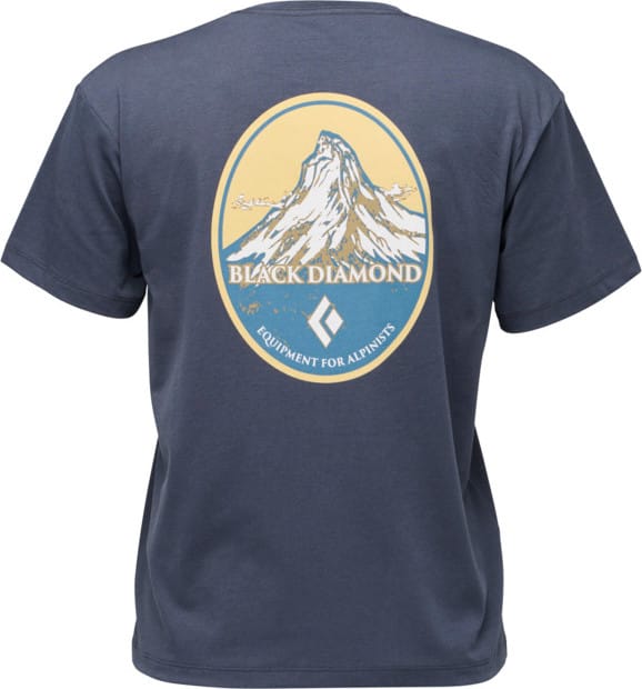 Black Diamond Women's Heritage Badge Short Sleeve Tee Charcoal Black Diamond