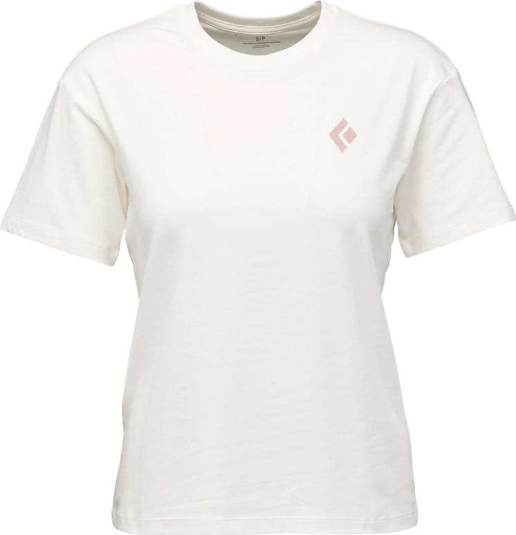 Black Diamond Women's Heritage Badge Short Sleeve Tee Off White