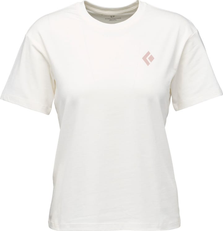 Black Diamond Women's Heritage Badge Short Sleeve Tee Off White Black Diamond