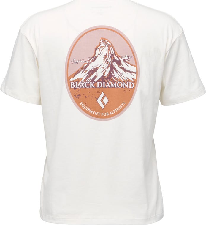 Black Diamond Women's Heritage Badge Short Sleeve Tee Off White Black Diamond