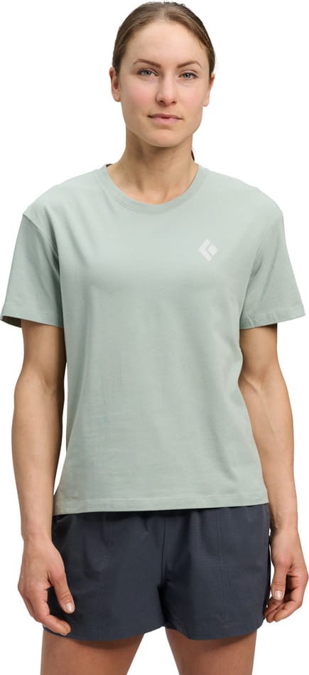 Black Diamond Women's Heritage Badge Short Sleeve Tee Agave Black Diamond
