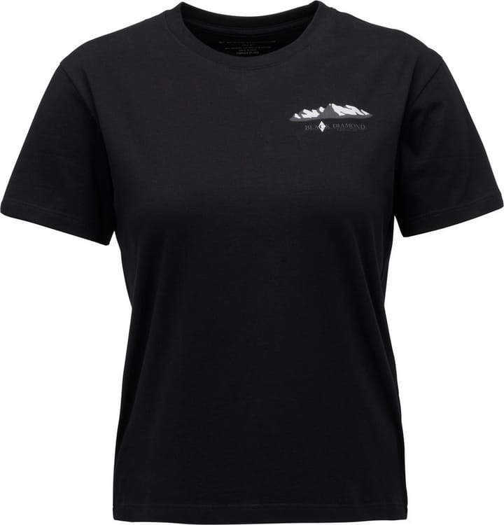 Black Diamond Women's Mountainscape Short Sleeve Tee Black Black Diamond