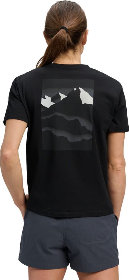 Black Diamond Women's Mountainscape Short Sleeve Tee Black Black Diamond