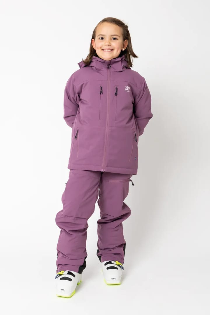 2117 of Sweden Juniors' Light Padded Ski Pant Lauker Grape 2117 of Sweden