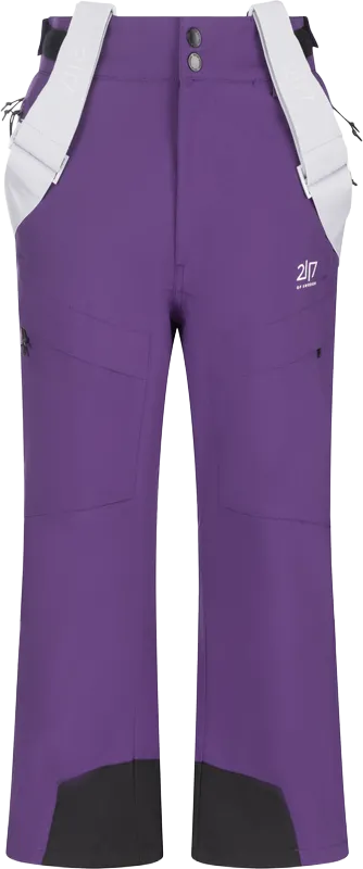 2117 of Sweden Junior's Padded Ski Pant Lillpite Purple Ash