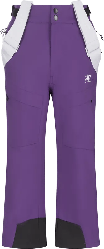 2117 of Sweden Junior's Padded Ski Pant Lillpite Purple Ash 2117 of Sweden