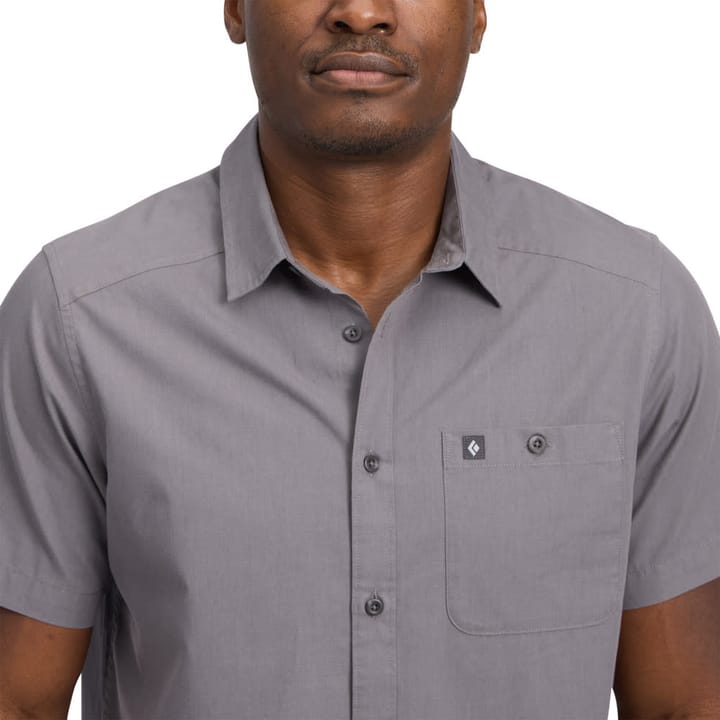 Black Diamond Men's Wingate Short Sleeve Shirt Steel Grey Black Diamond
