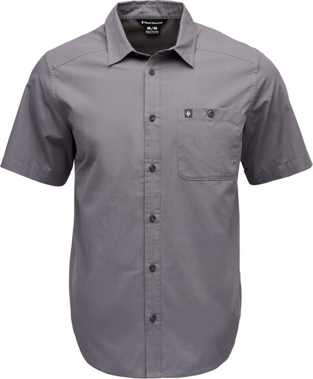 Black Diamond Men's Wingate Short Sleeve Shirt Steel Grey