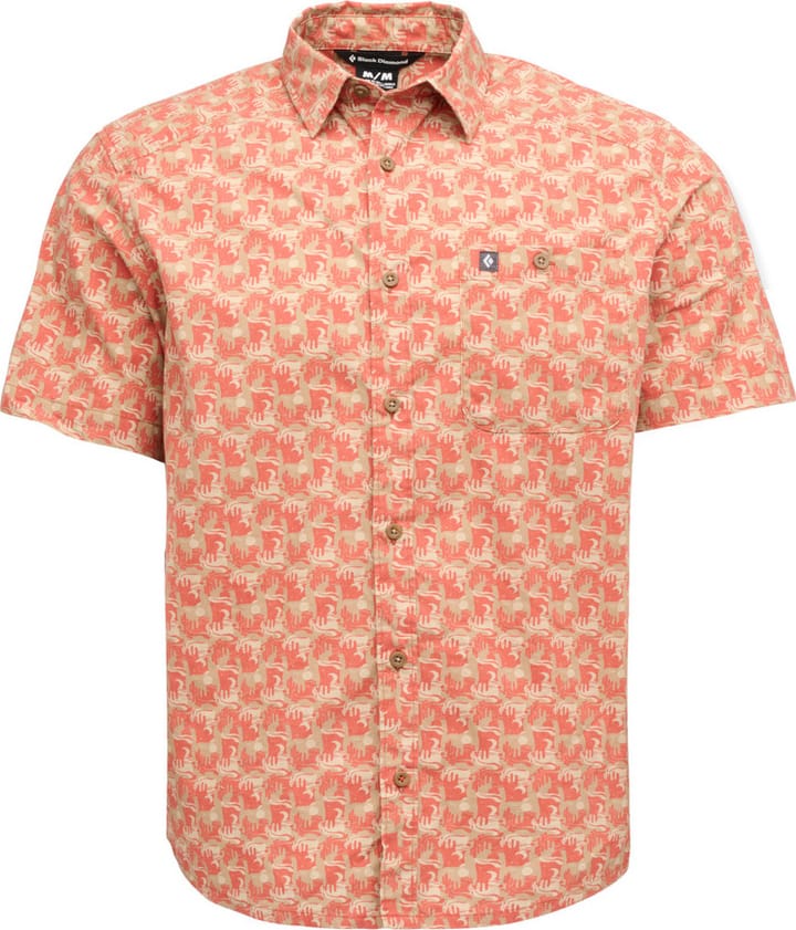 Black Diamond Men's Wingate Short Sleeve Shirt Burnt Sienna Desert Tower Black Diamond