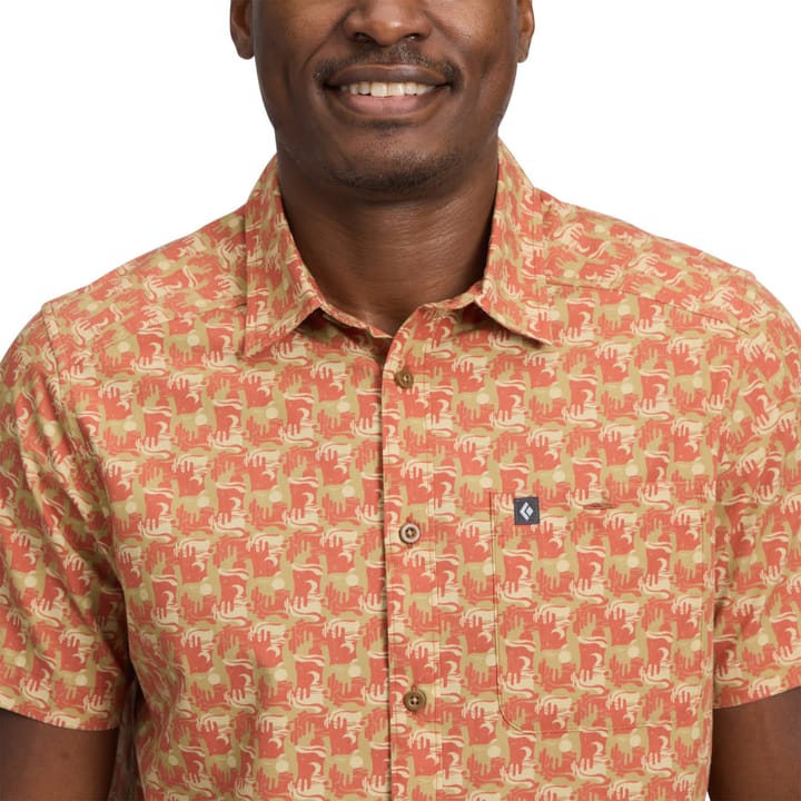 Black Diamond Men's Wingate Short Sleeve Shirt Burnt Sienna Desert Tower Black Diamond