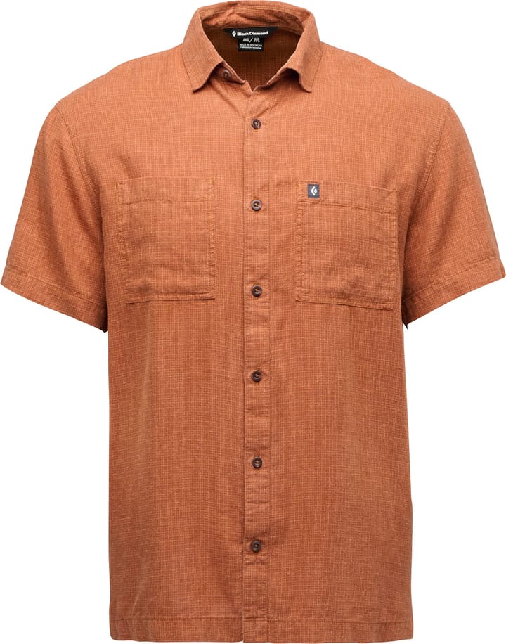 Black Diamond Men's Scenic Route Ss Shirt Clay-saffron Black Diamond