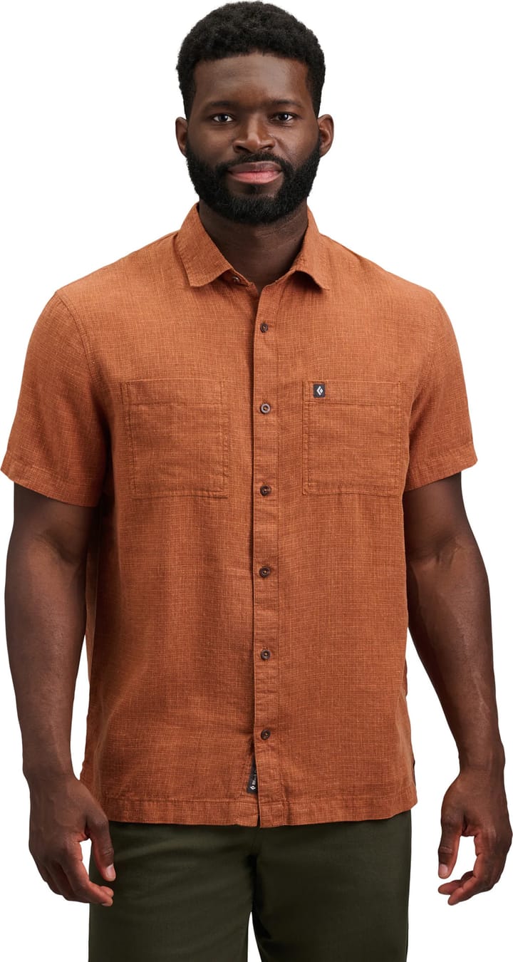 Black Diamond Men's Scenic Route Ss Shirt Clay-saffron Black Diamond